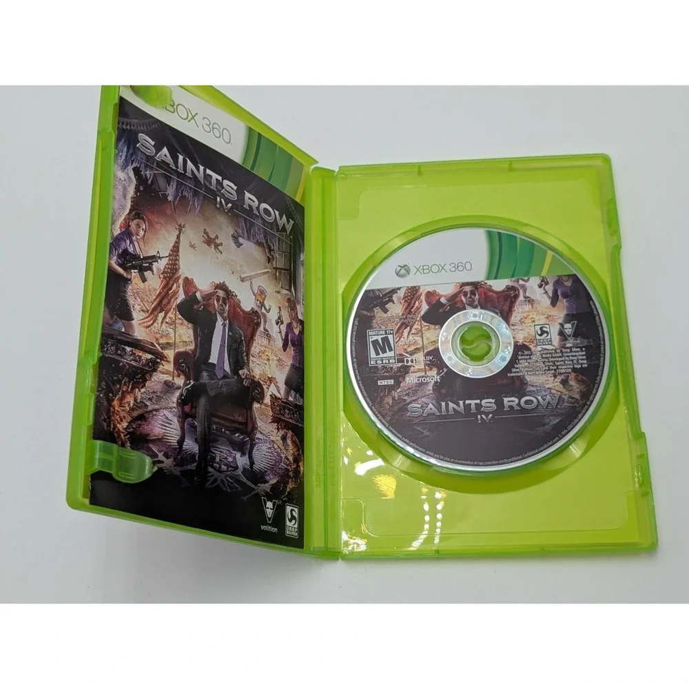 Saints Row IV 4 (Microsoft Xbox 360) - Complete - CIB Near Mint Disc